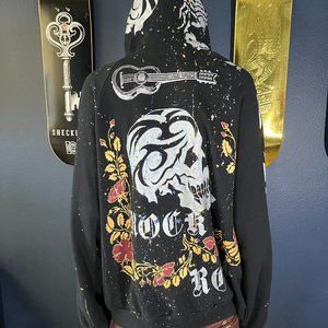 Black Skull Hoodie